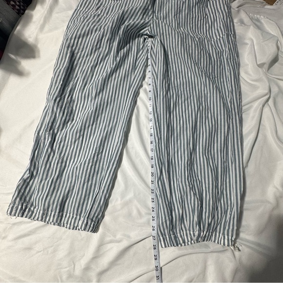 dRA Los Angeles Striped Cotton Parachute Pants & Top Set – Size L Quiet Luxury - Picture 13 of 16